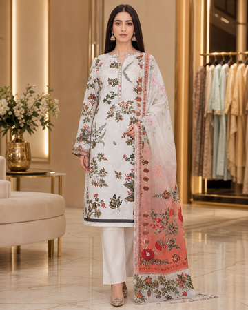 3 Piece Lawn Suit
