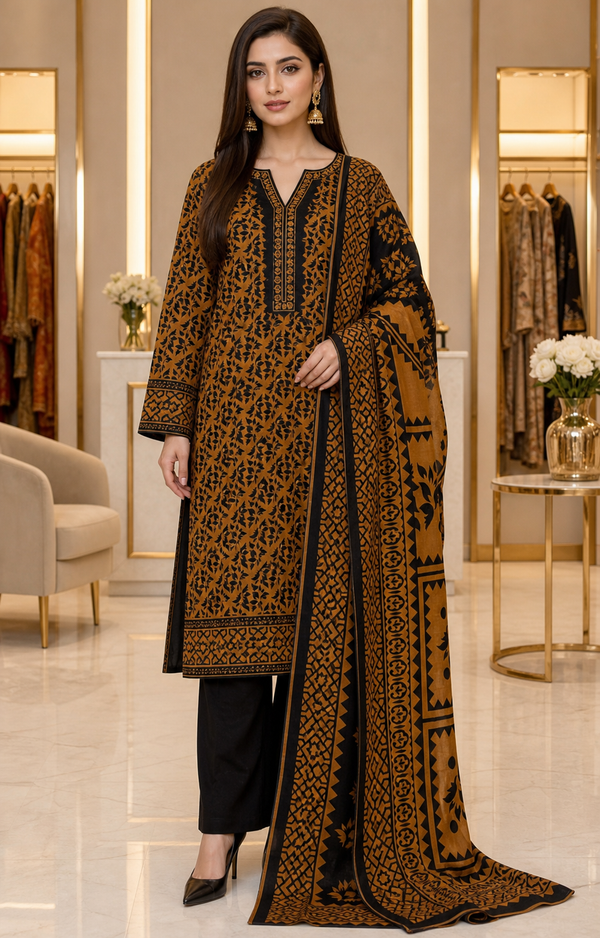 3 Piece Lawn Suit