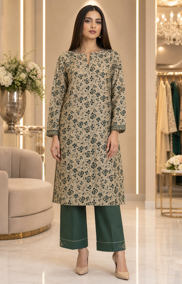 2 Piece Lawn Suit