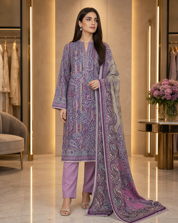 3 Piece Lawn Suit