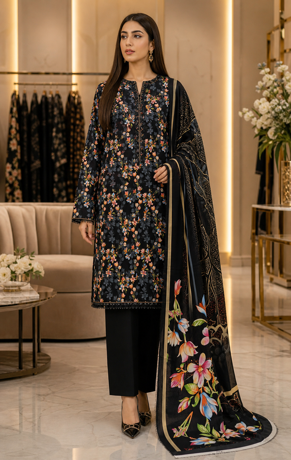 3 Piece Lawn Suit