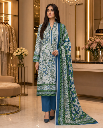 3 Piece Lawn Suit