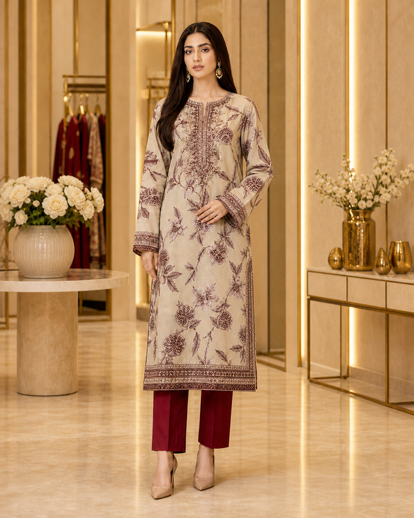 2 Piece Lawn Suit