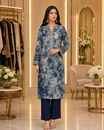 2 Piece Lawn Suit