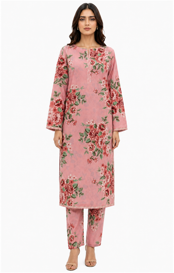 2 Piece Lawn Suit All over
