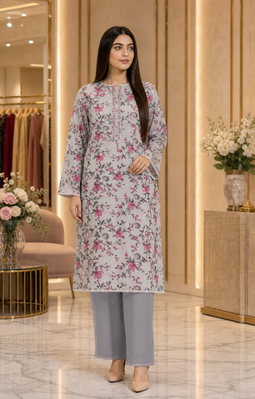 2 Piece Lawn Suit