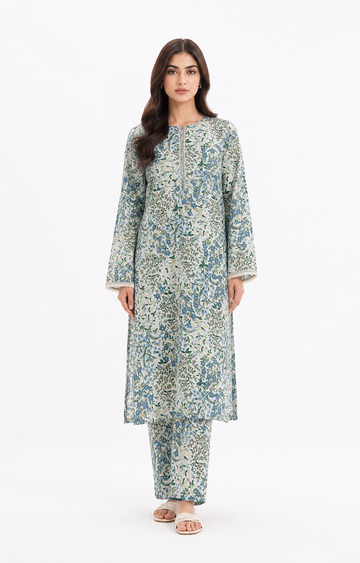 2 Piece Lawn Suit All over