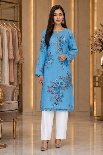 2 Piece Lawn Suit - Design 11