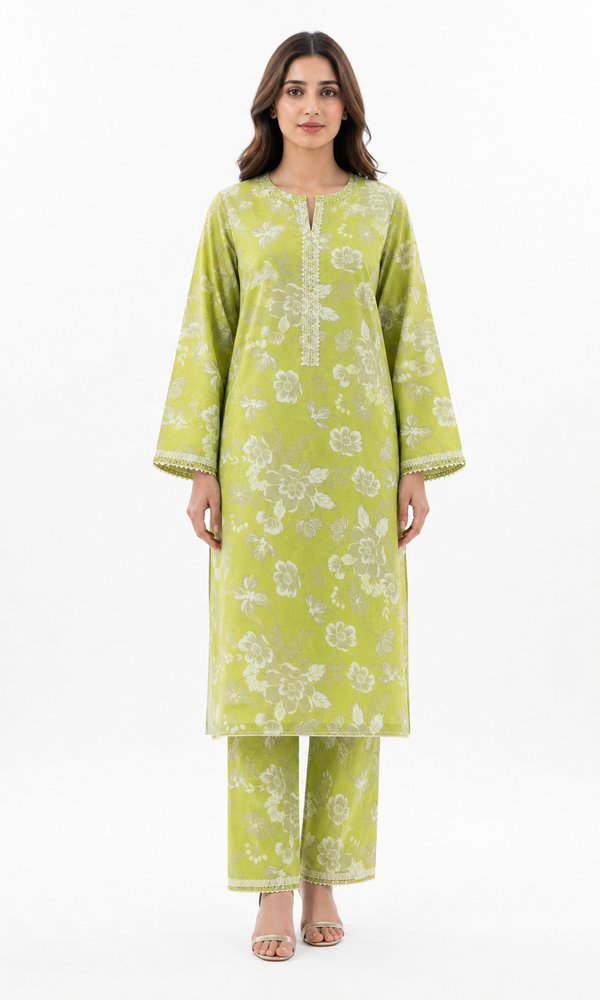 2 Piece Lawn Suit All over