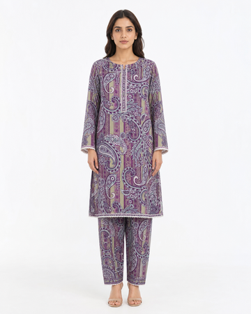 2 Piece Lawn Suit All over
