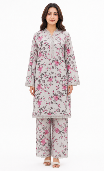 2 Piece Lawn Suit All over