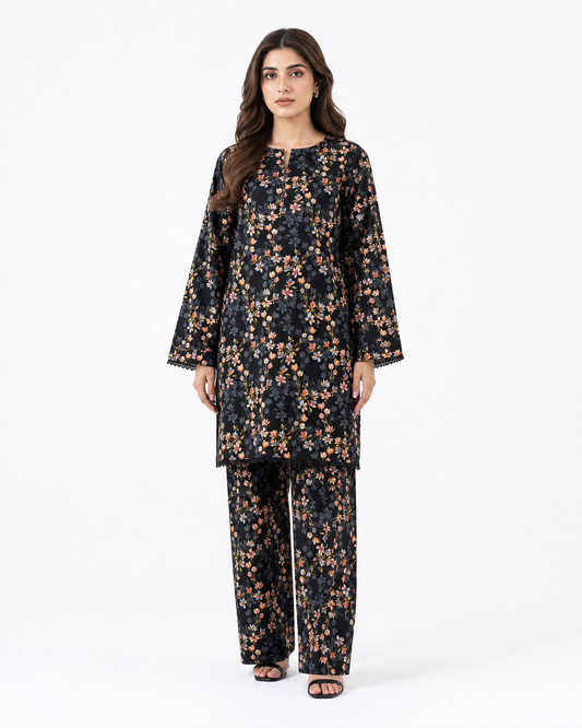 2 Piece Lawn Suit All over